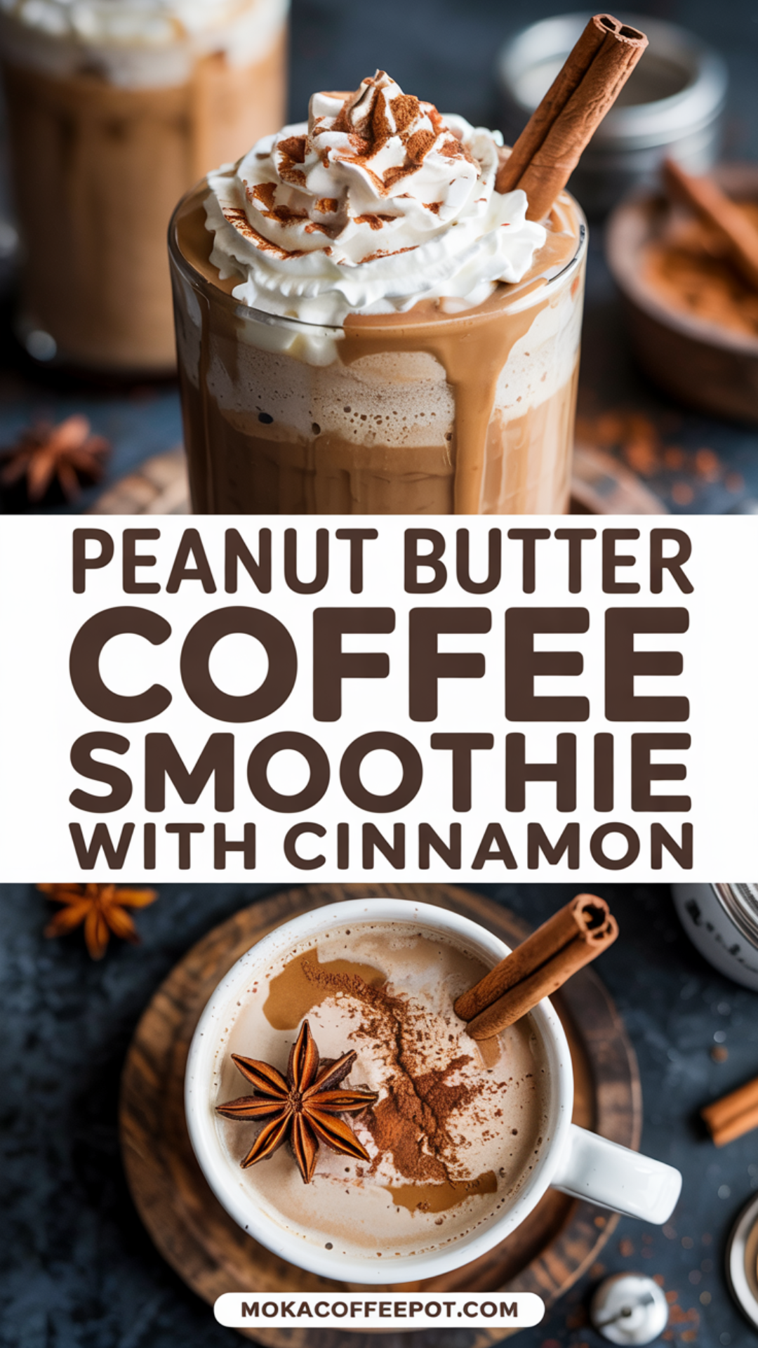 Peanut Butter Coffee Smoothie with Cinnamon Recipe Peanut Butter Coffee Smoothie with Cinnamon Recipe