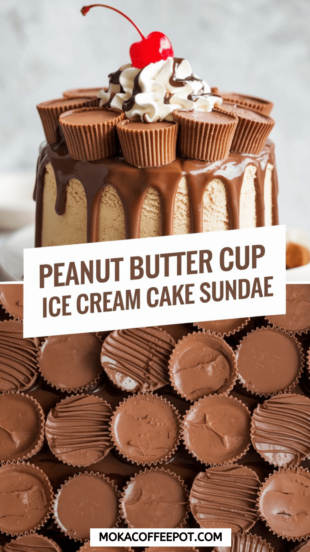 Peanut Butter Cup Ice Cream Cake Sundae Peanut Butter Cup Ice Cream Cake Sundae