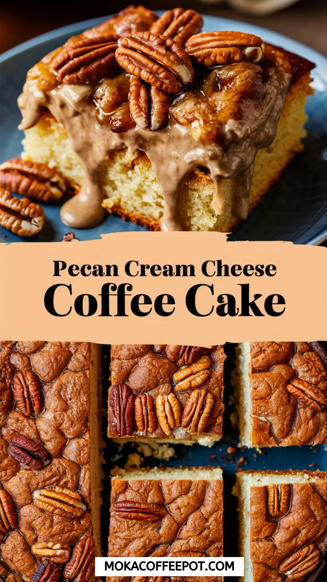 Pecan Cream Cheese Coffee Cake