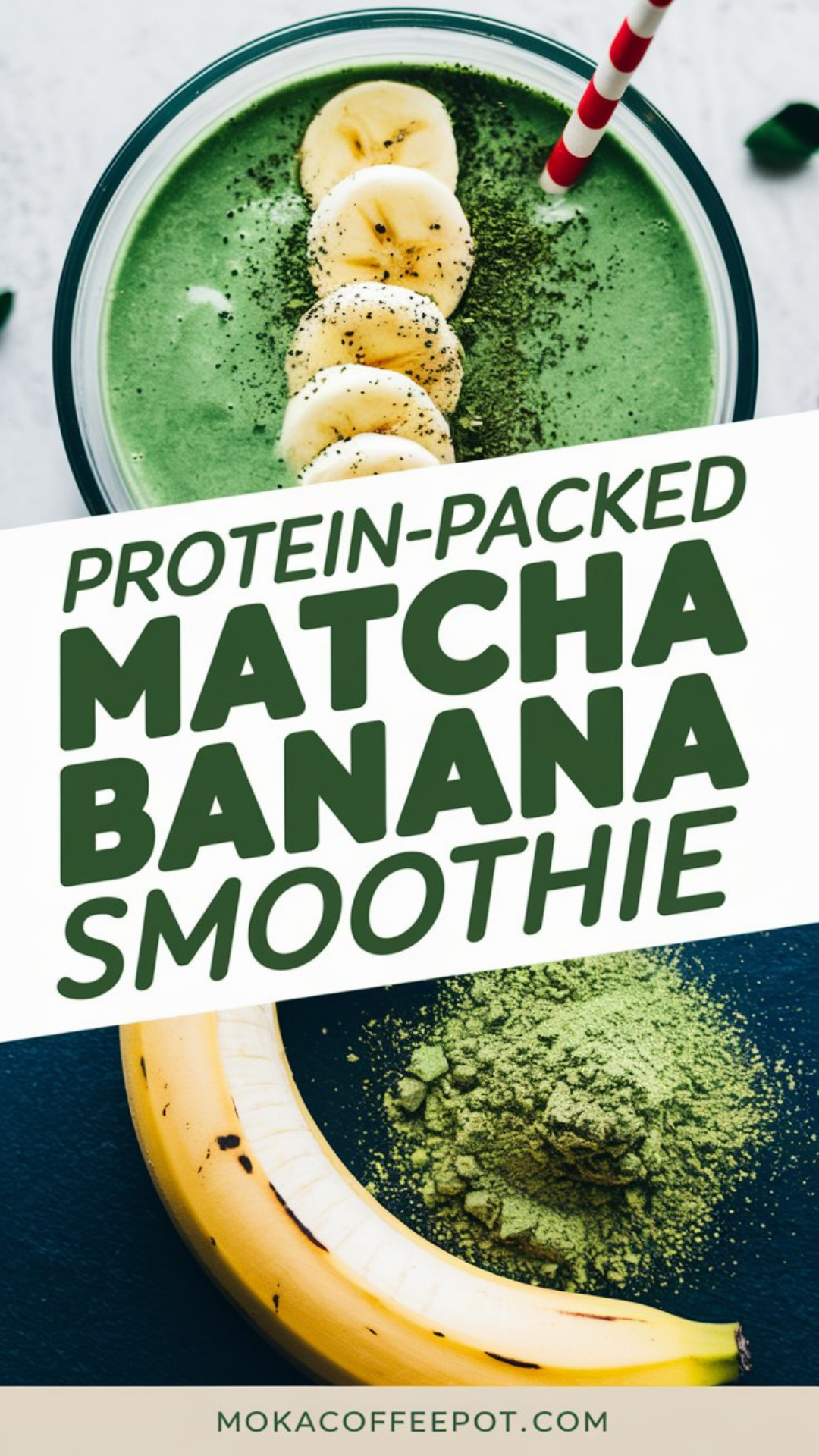 Protein-Packed Matcha Banana Smoothie Protein-Packed Matcha Banana Smoothie