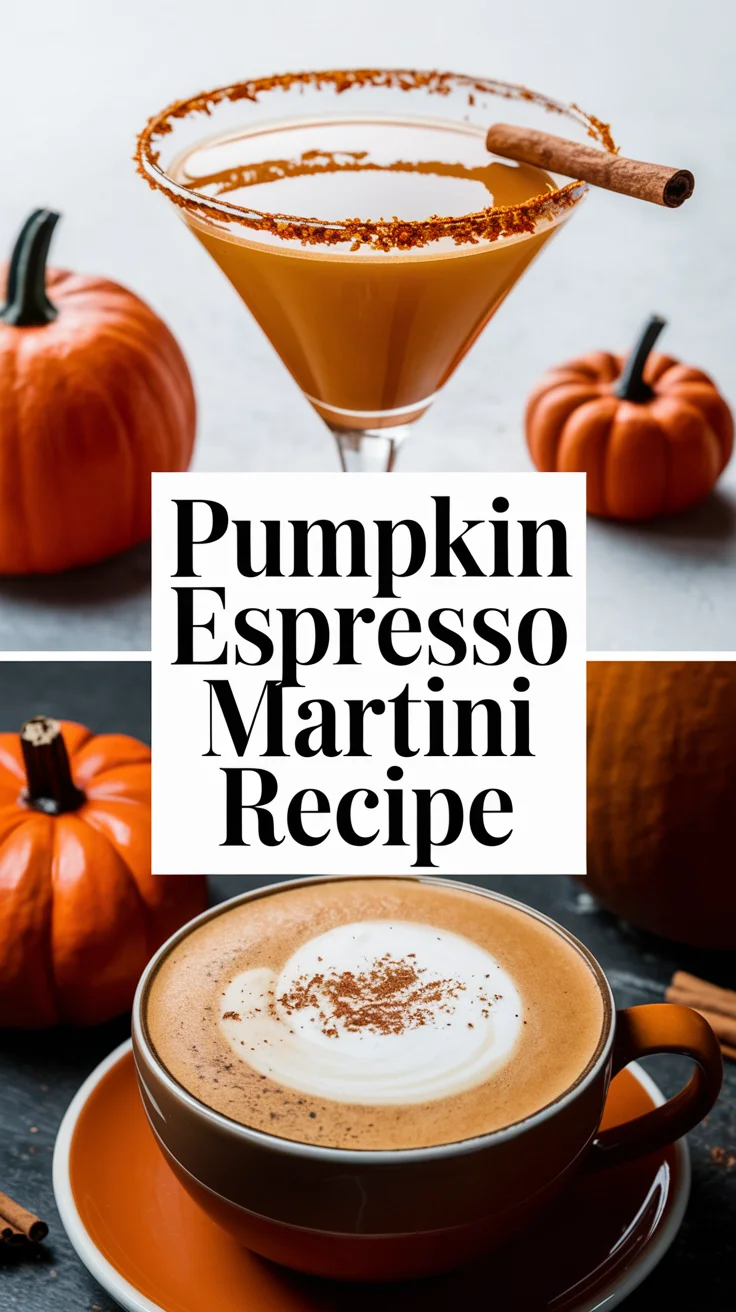Pumpkin Espresso Martini: Best Recipe with Vodka, Kahlua, and Baileys