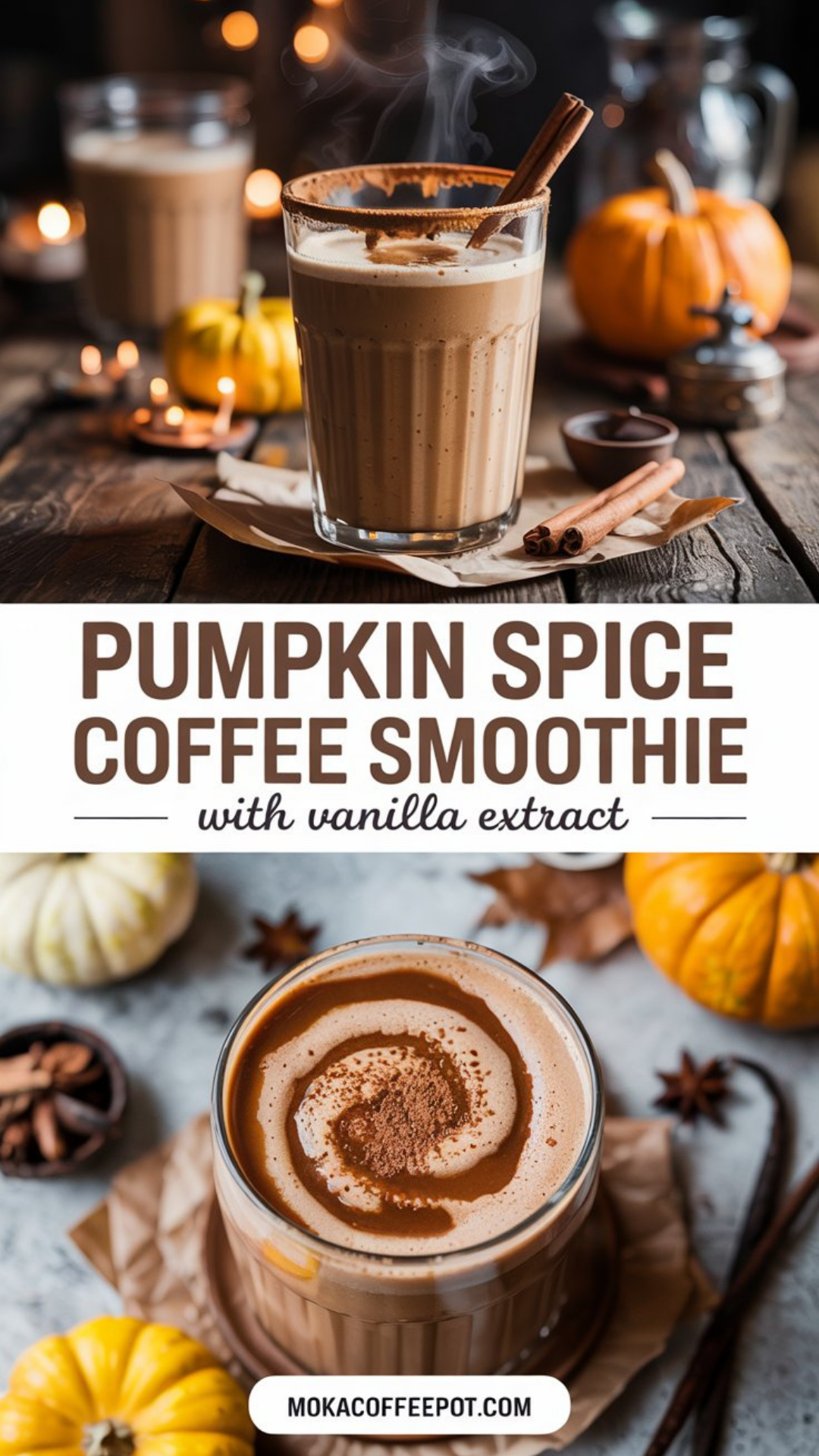 Pumpkin Spice Coffee Smoothie with Vanilla Extract Pumpkin Spice Coffee Smoothie with Vanilla Extract