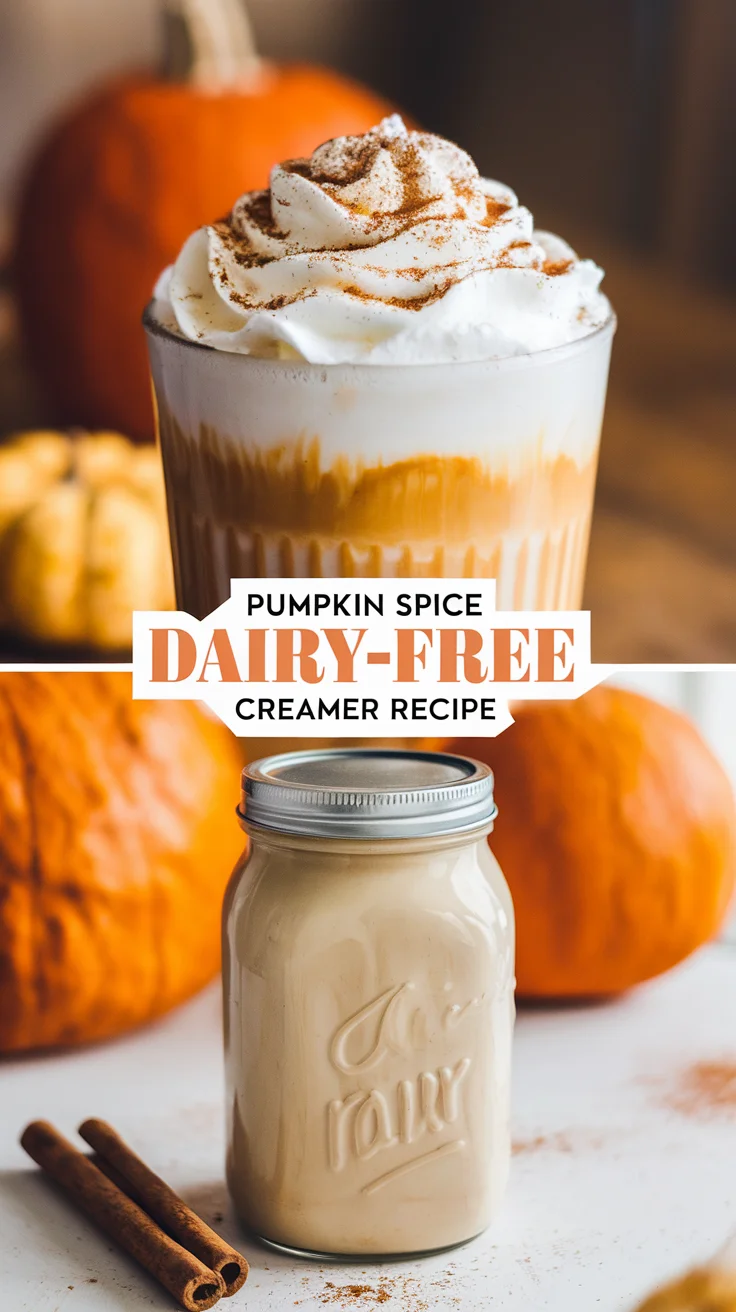 Pumpkin Spice Coffee Creamer with Almond and Sugar Free Options