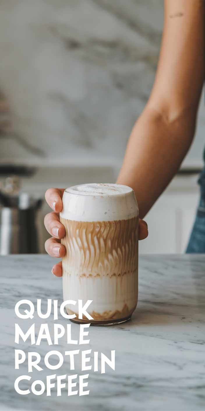 Quick Maple Protein Coffee Quick Maple Protein Coffee
