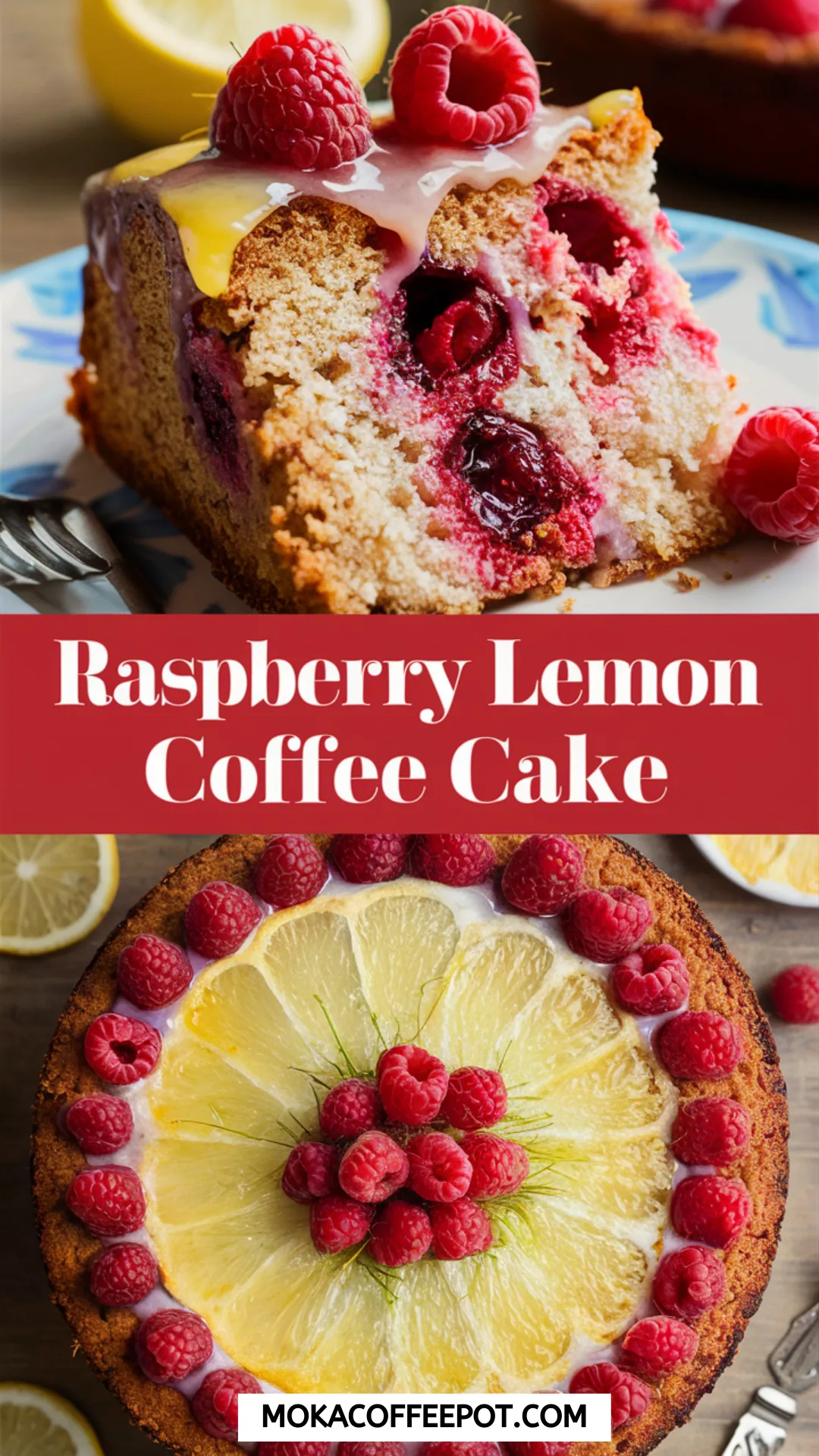 Raspberry Lemon Coffee Cake