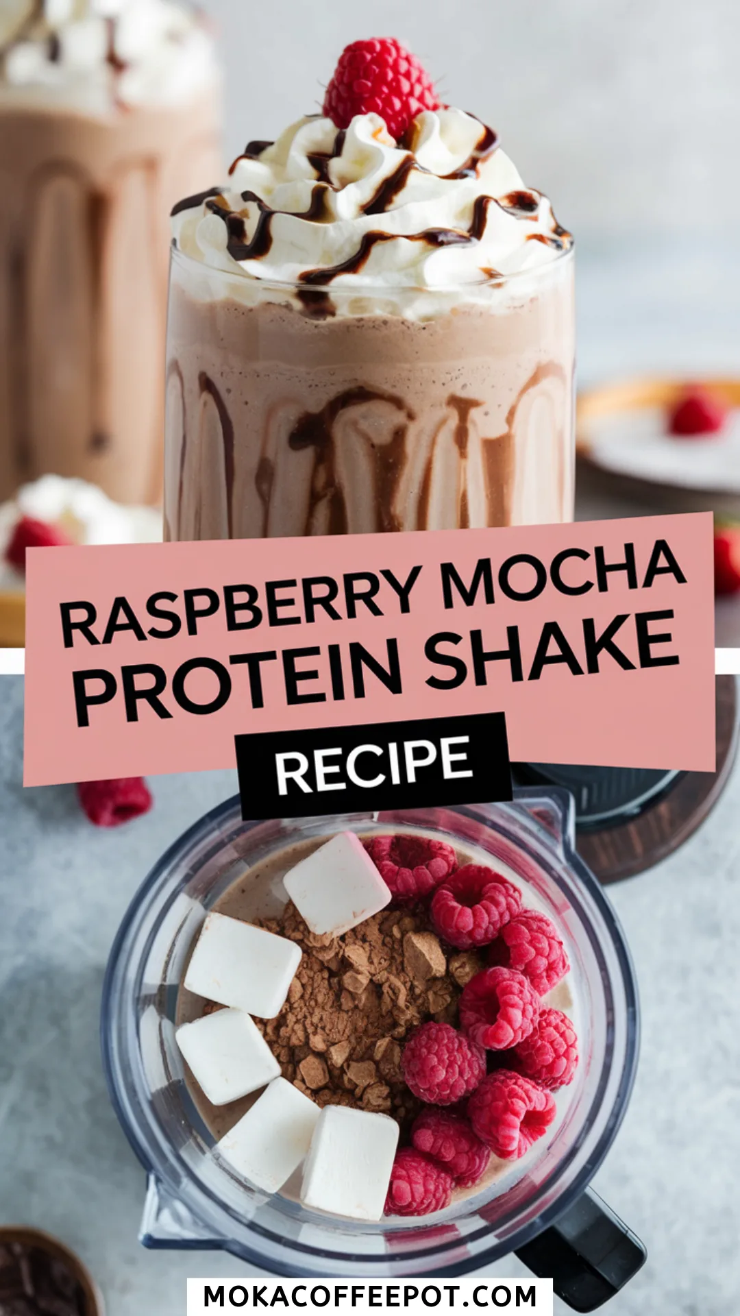 Raspberry Mocha Protein Shake Recipe