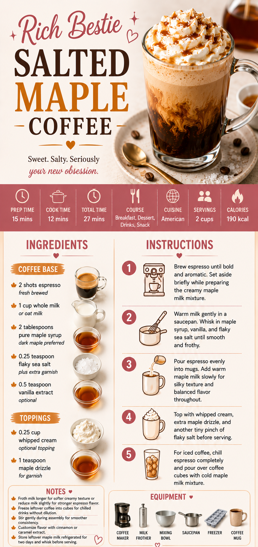 Rich Bestie Salted Maple Coffee Rich Bestie Salted Maple Coffee