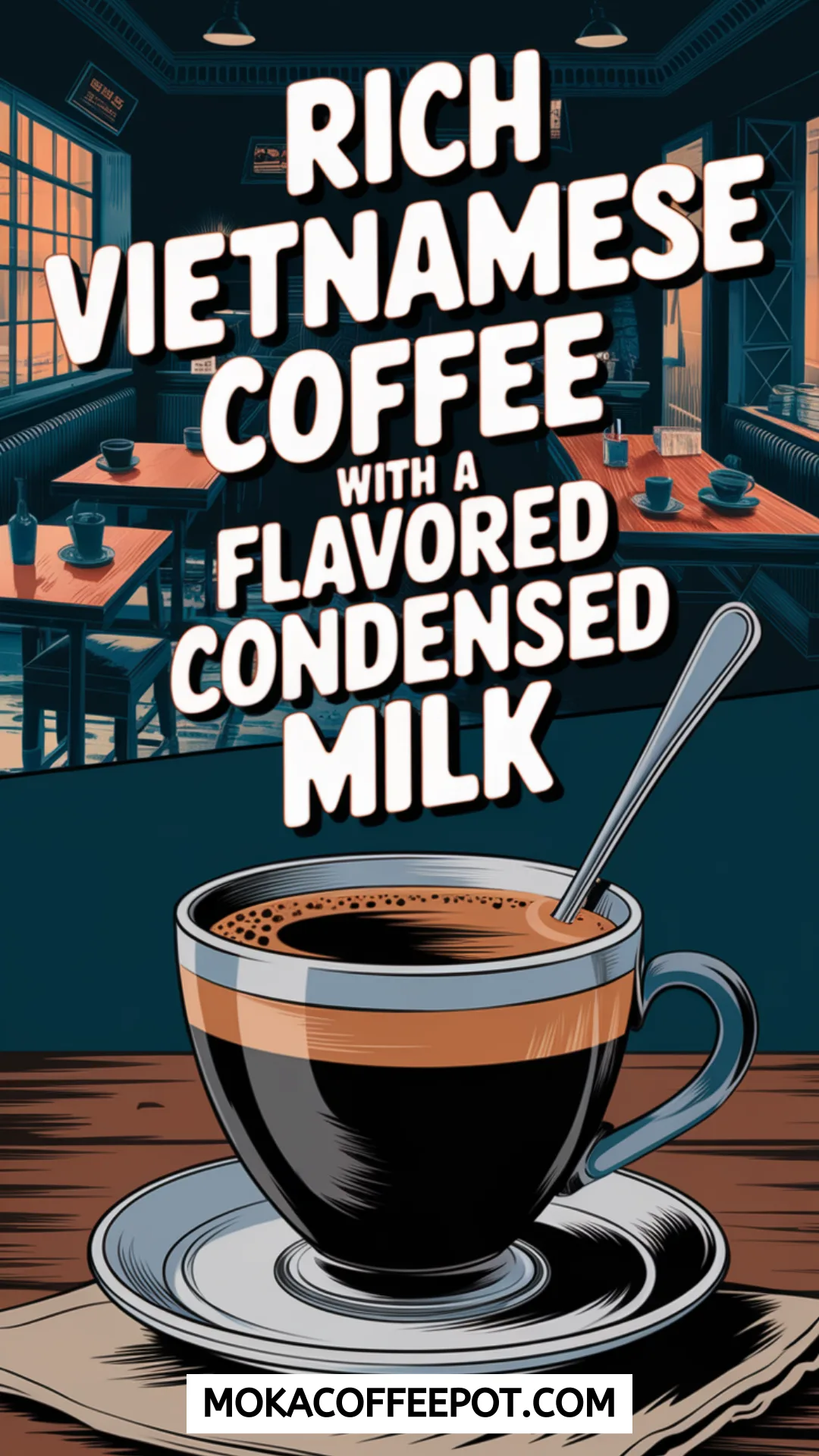 Rich Vietnamese Coffee with Flavored Condensed Milk Rich Vietnamese Coffee with Flavored Condensed Milk