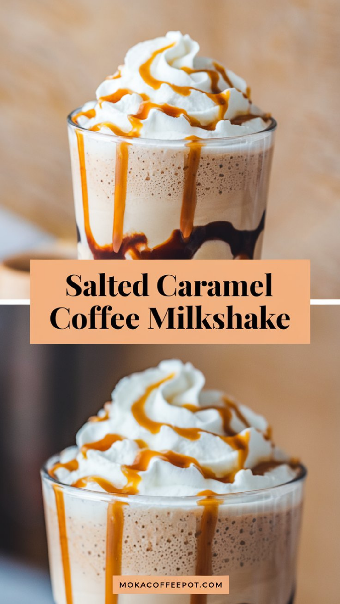Salted Caramel Coffee Milkshake Salted Caramel Coffee Milkshake