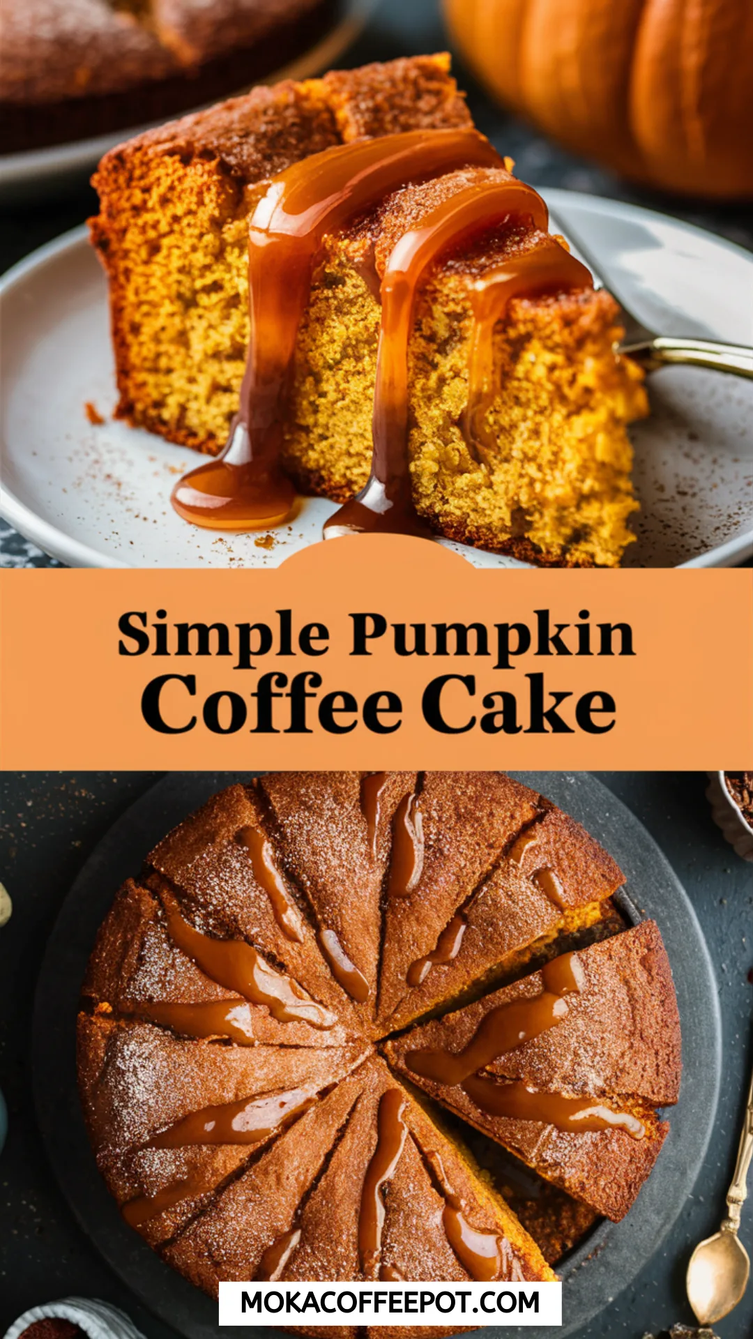Simple Pumpkin Coffee Cake