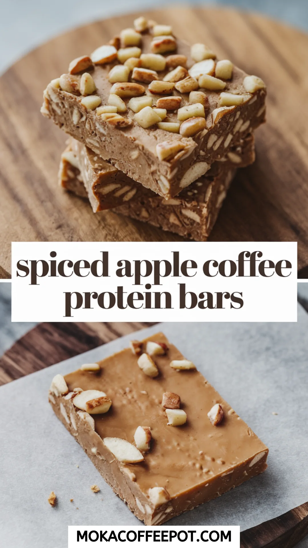 Spiced Apple Coffee Protein Bars Recipe Spiced Apple Coffee Protein Bars Recipe