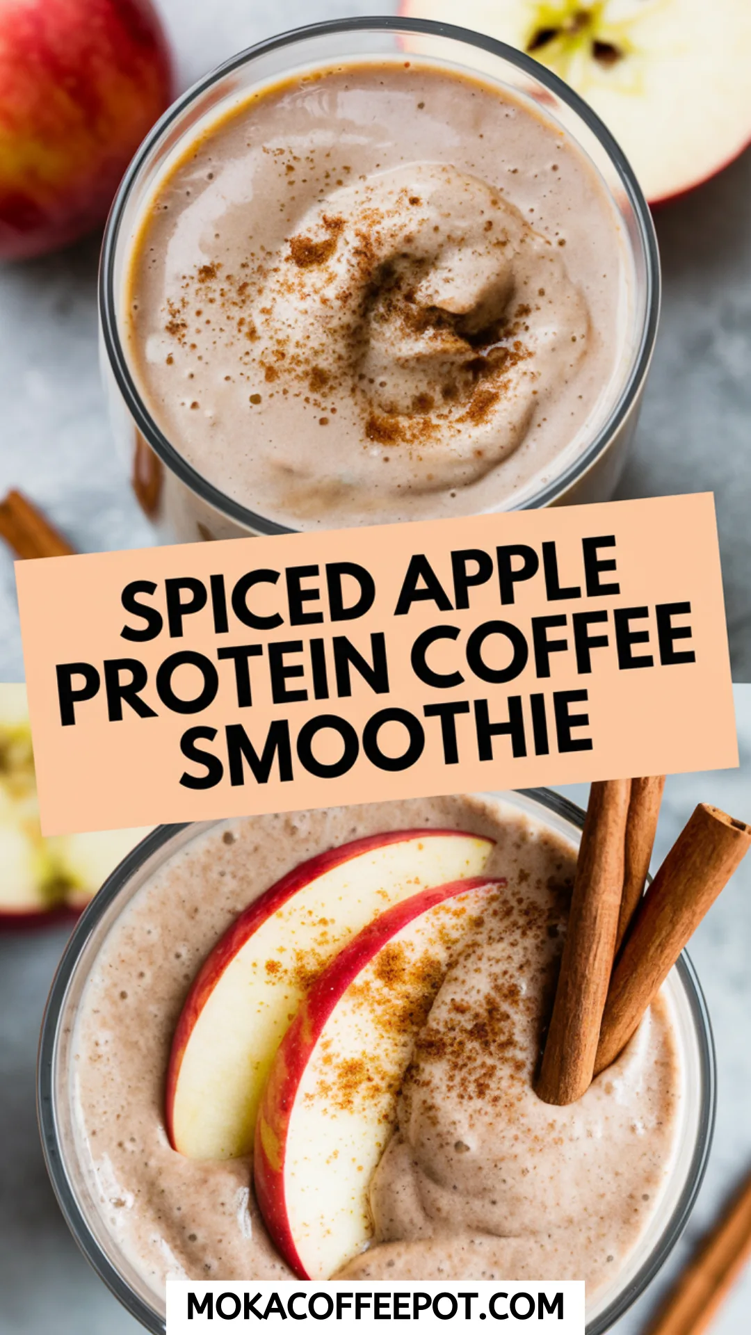 Spiced Apple Protein Coffee Smoothie Recipe Spiced Apple Protein Coffee Smoothie Recipe