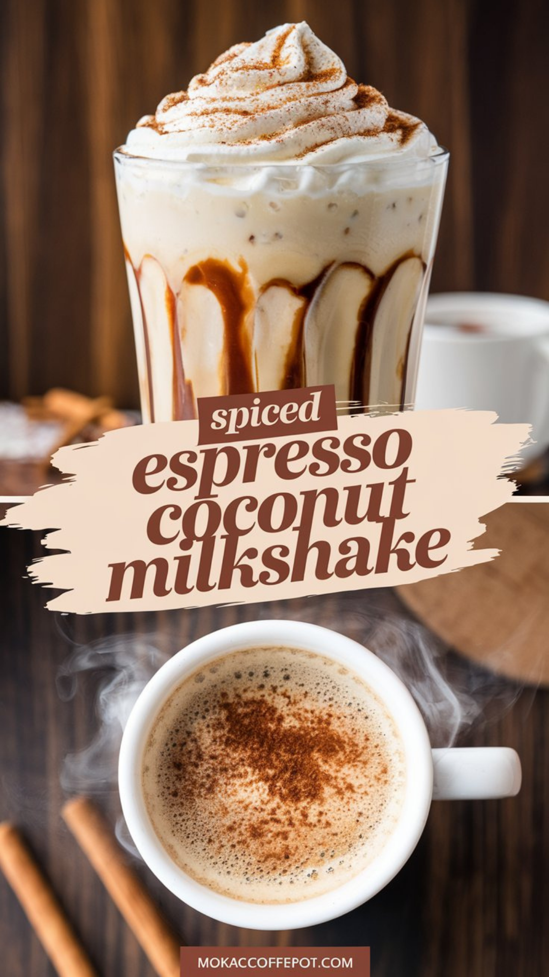 Spiced Espresso Coconut Milkshake Spiced Espresso Coconut Milkshake