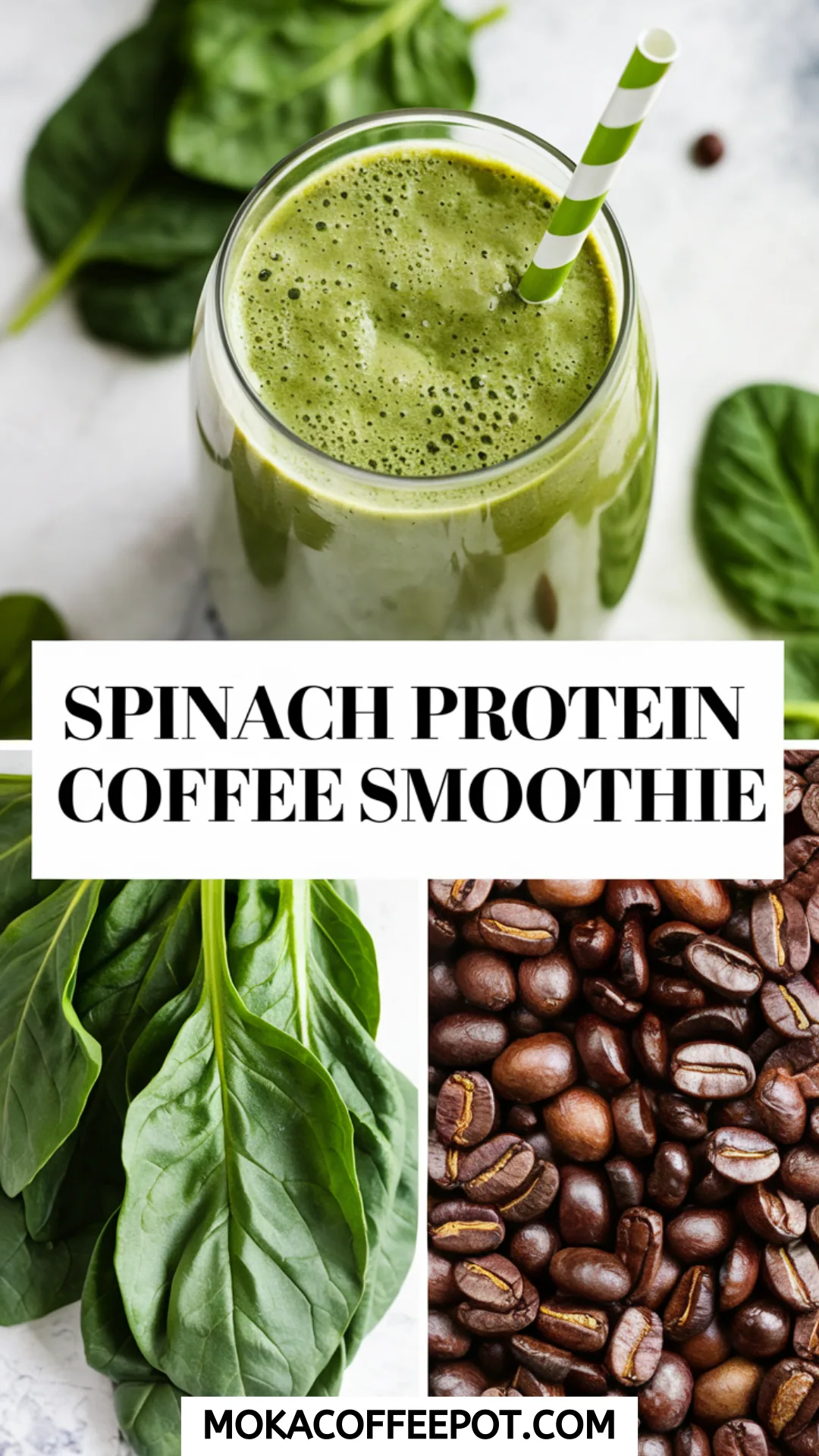 Spinach Protein Coffee Smoothie Recipe Spinach Protein Coffee Smoothie Recipe