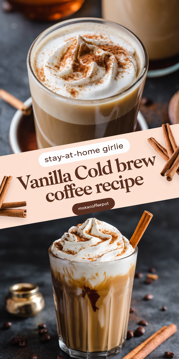 Stay-at-Home Girlie Vanilla Cold Brew Coffee