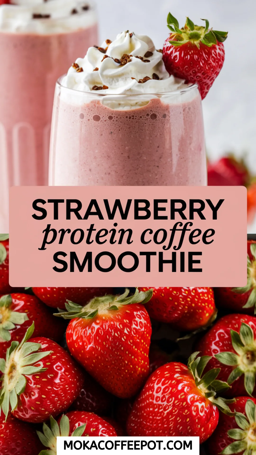 Strawberry Protein Coffee Smoothie Recipe