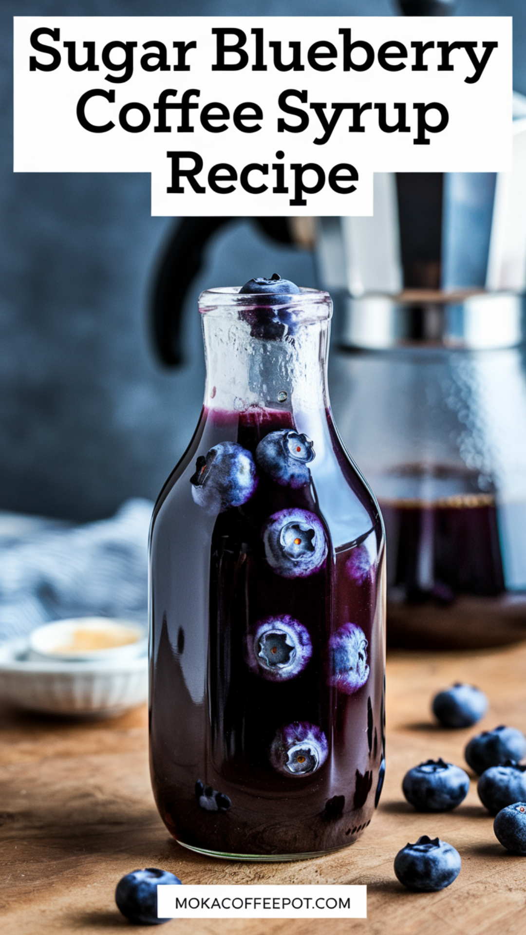 Sugar Blueberry Coffee Syrup Recipe