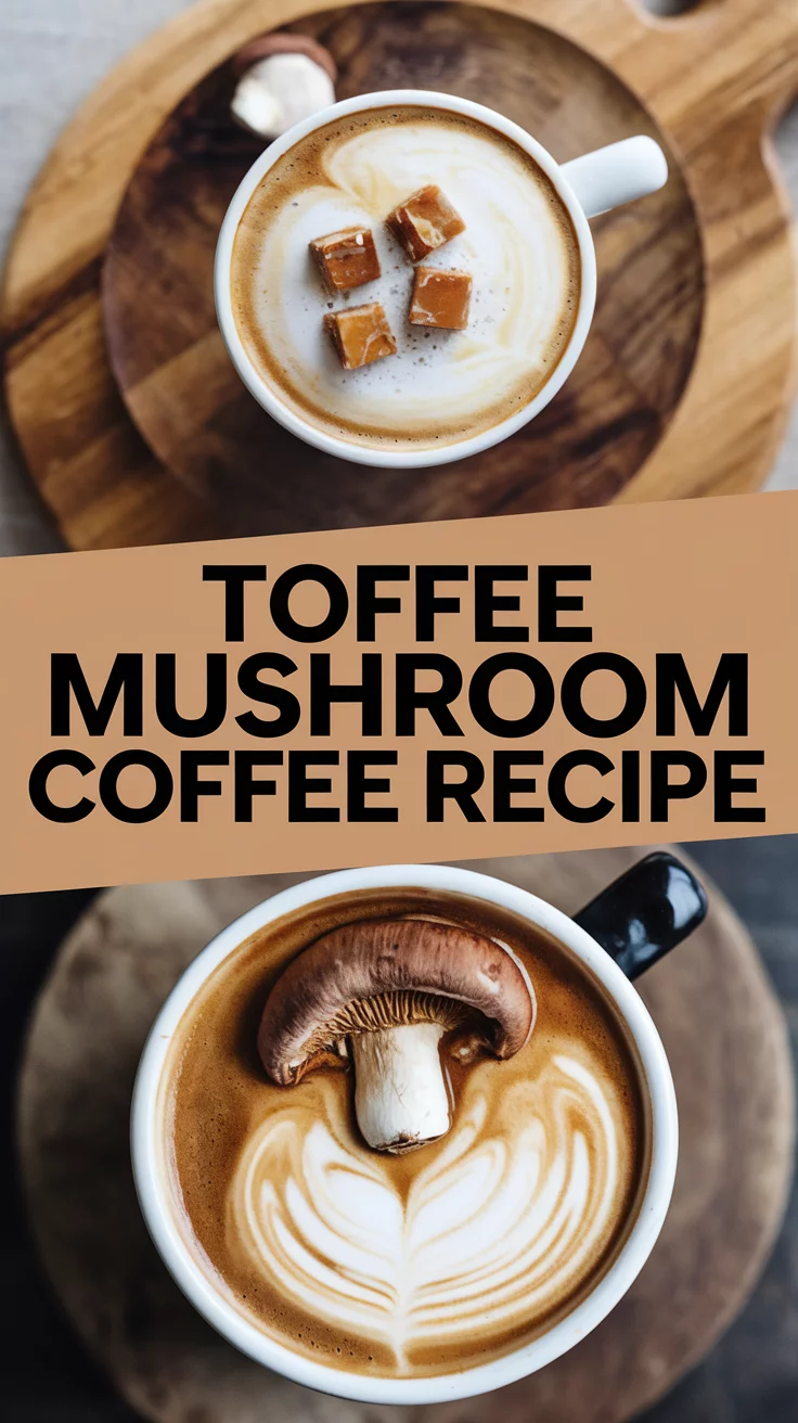 Toffee Mushroom Coffee with Reishi & Lion’s Mane: Organic & Functional Blend Toffee Mushroom Coffee with Reishi & Lion’s Mane: Organic & Functional Blend
