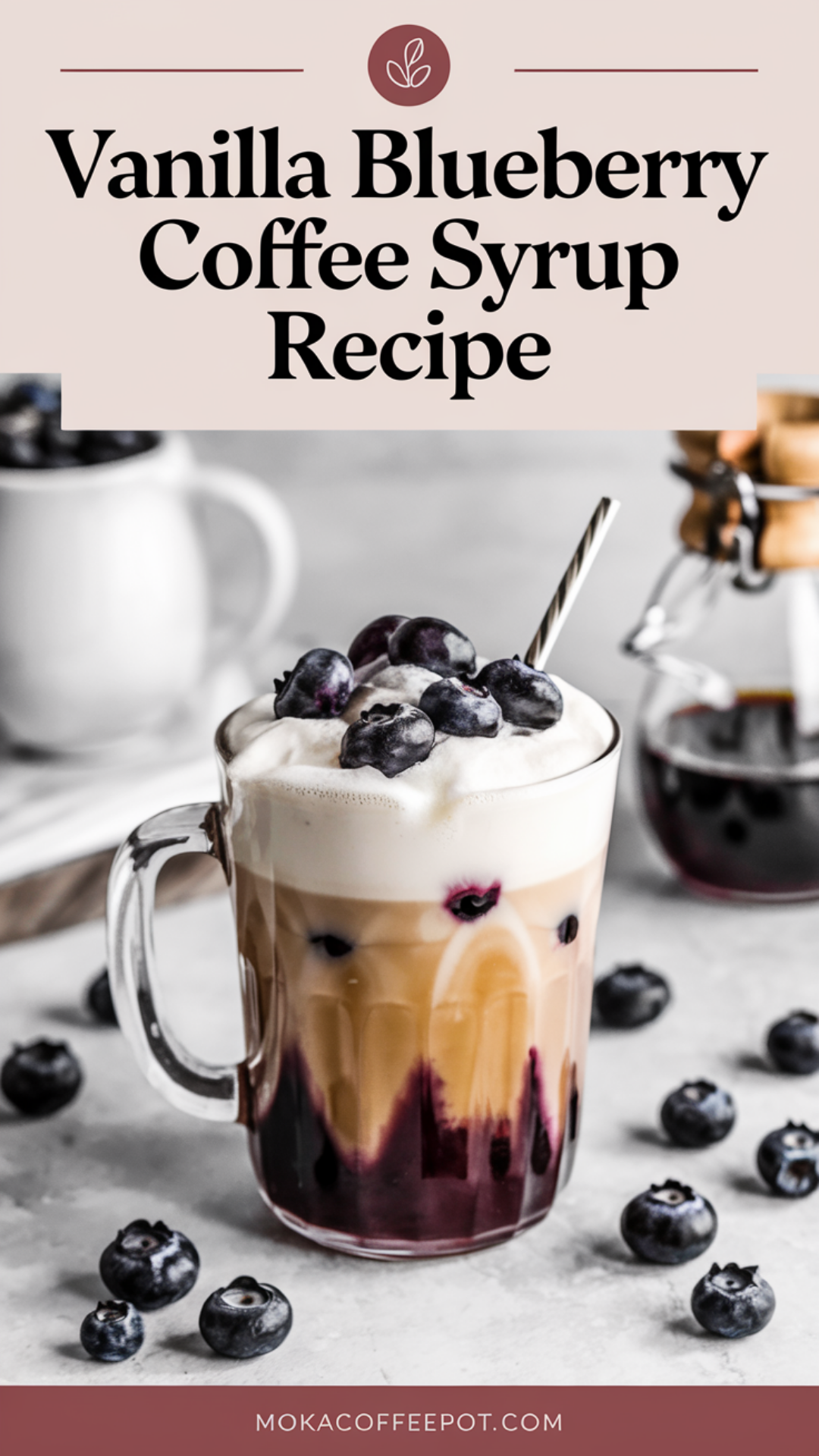 Vanilla Blueberry Coffee Syrup Recipe