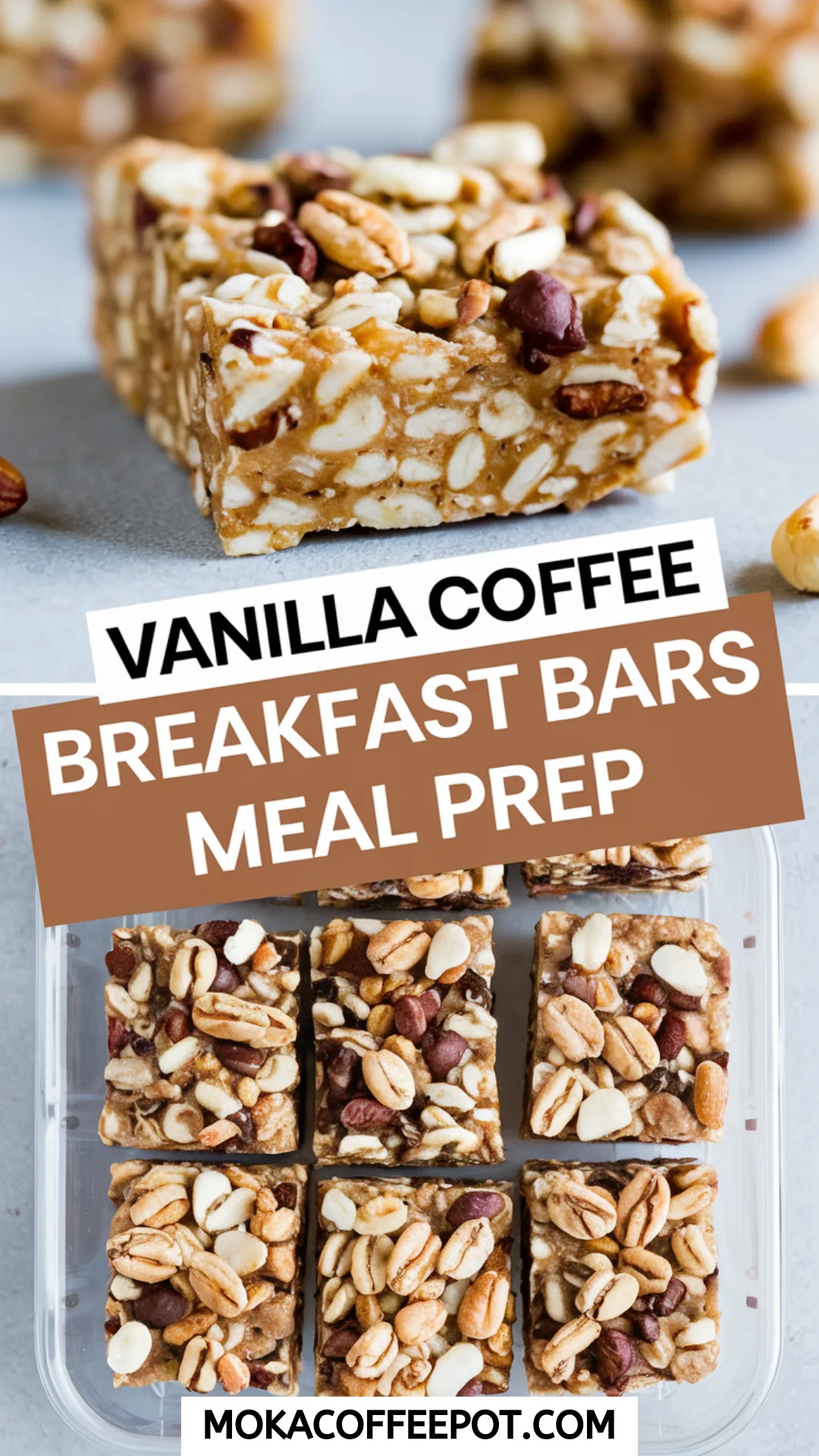Vanilla Coffee Breakfast Bars Meal Prep Vanilla Coffee Breakfast Bars Meal Prep