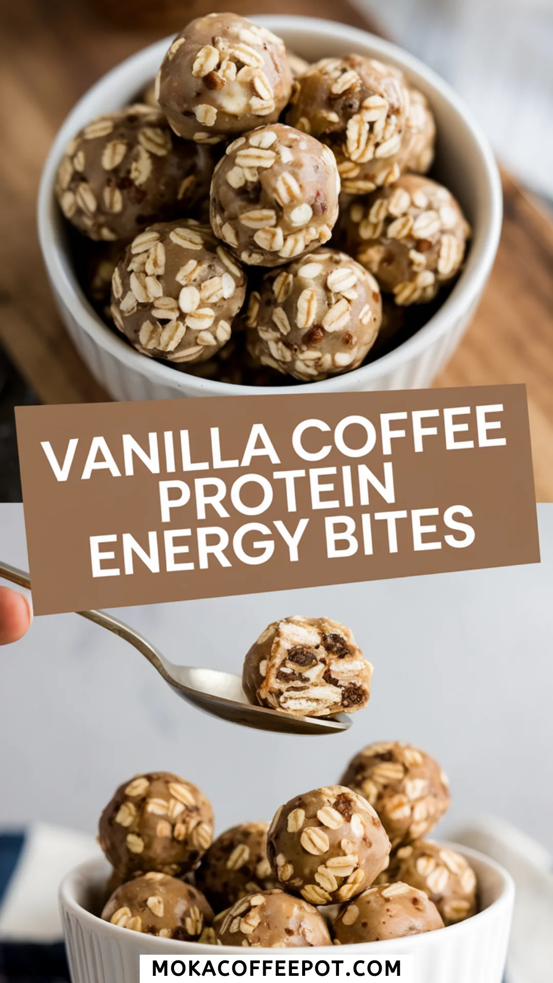 Vanilla Coffee Protein Energy Bites