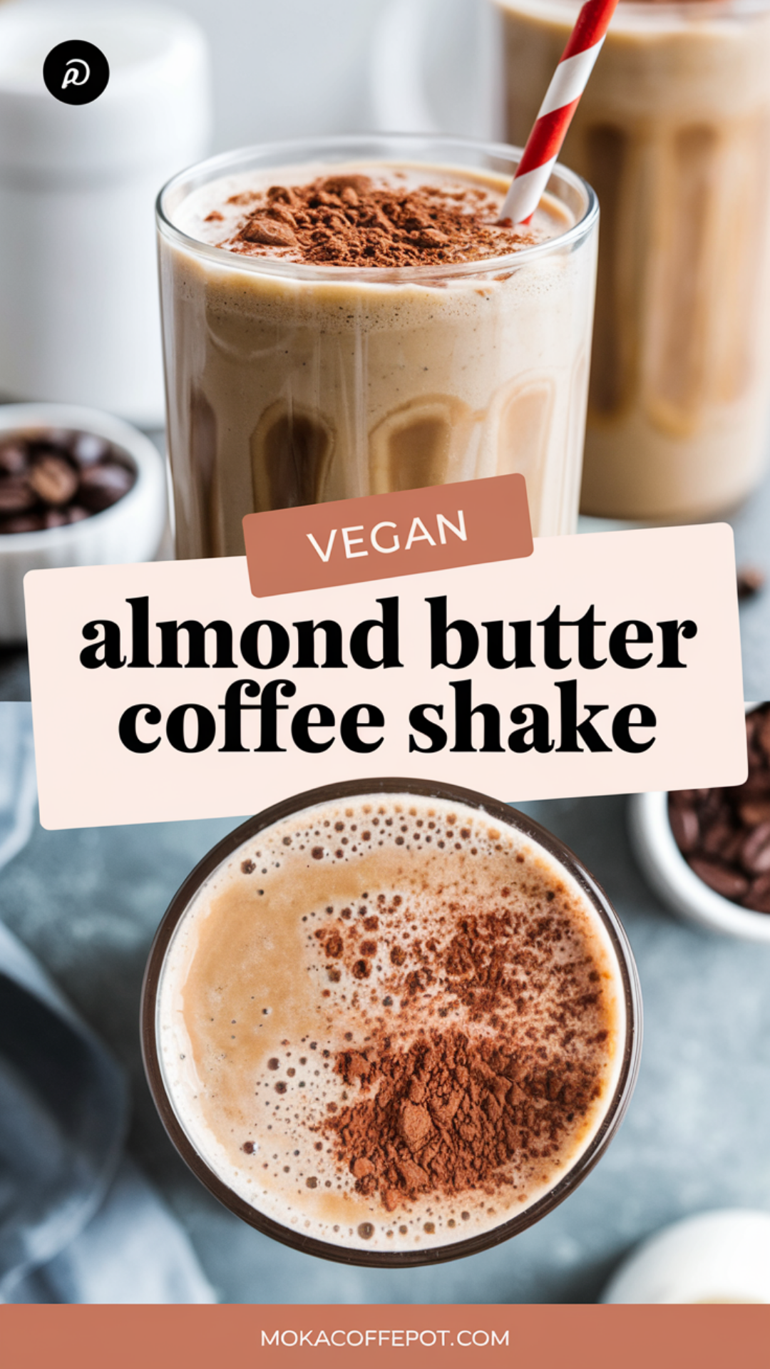 Vegan Almond Butter Coffee Shake