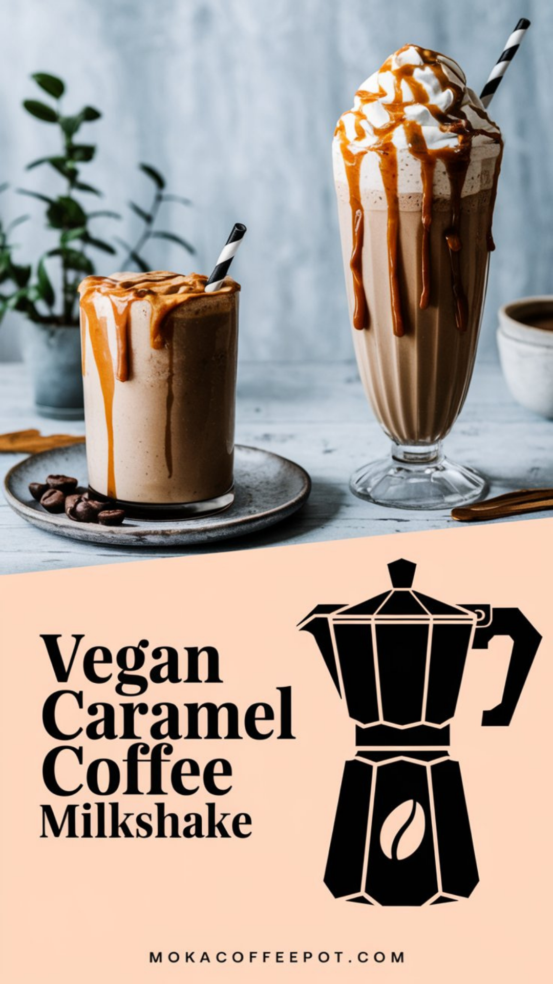 Vegan Caramel Coffee Milkshake Vegan Caramel Coffee Milkshake