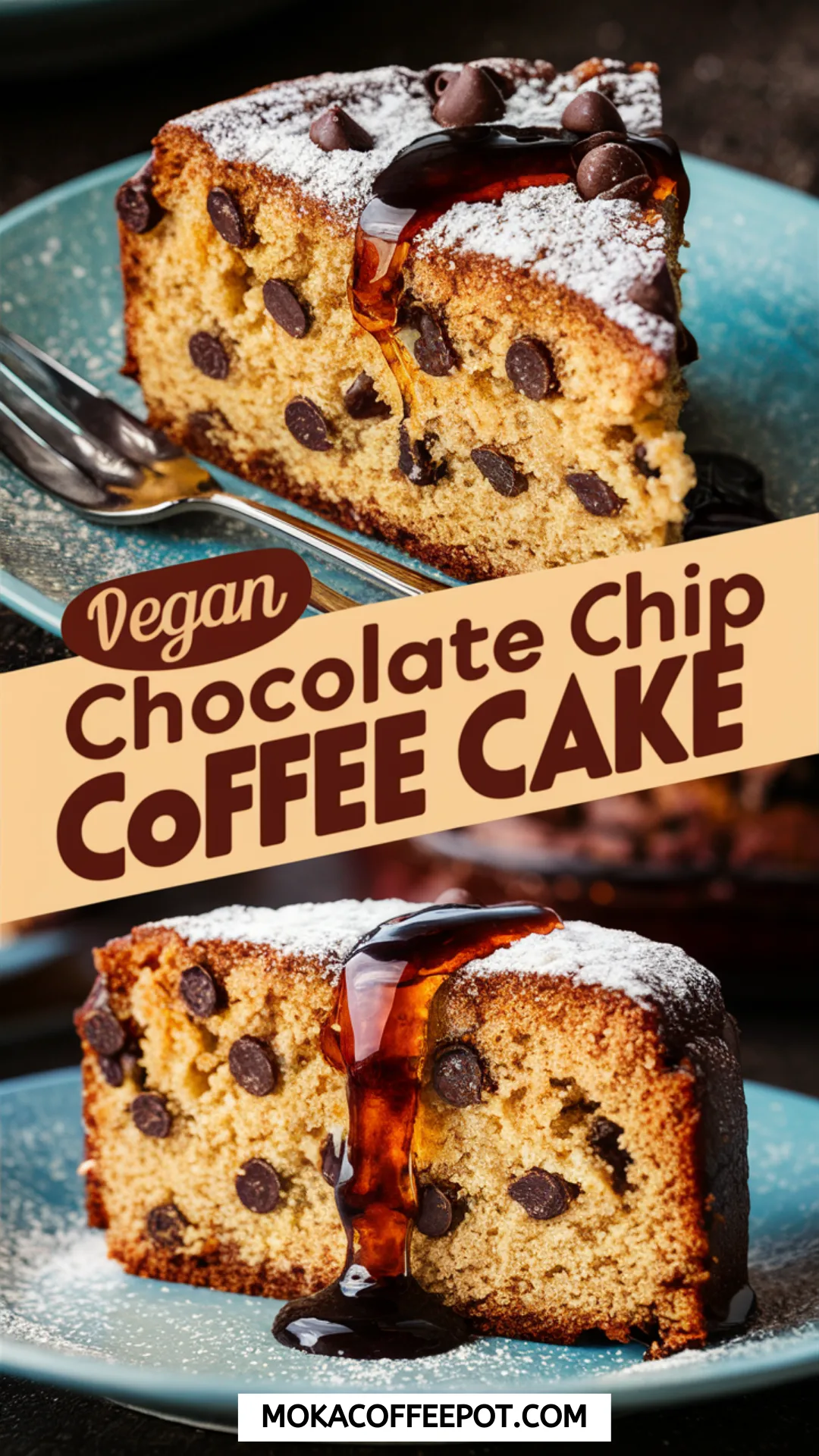 Vegan Chocolate Chip Coffee Cake
