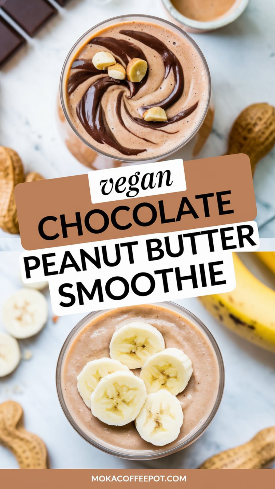 Vegan Chocolate Peanut Butter Smoothie Vegan Chocolate Peanut Butter Smoothie