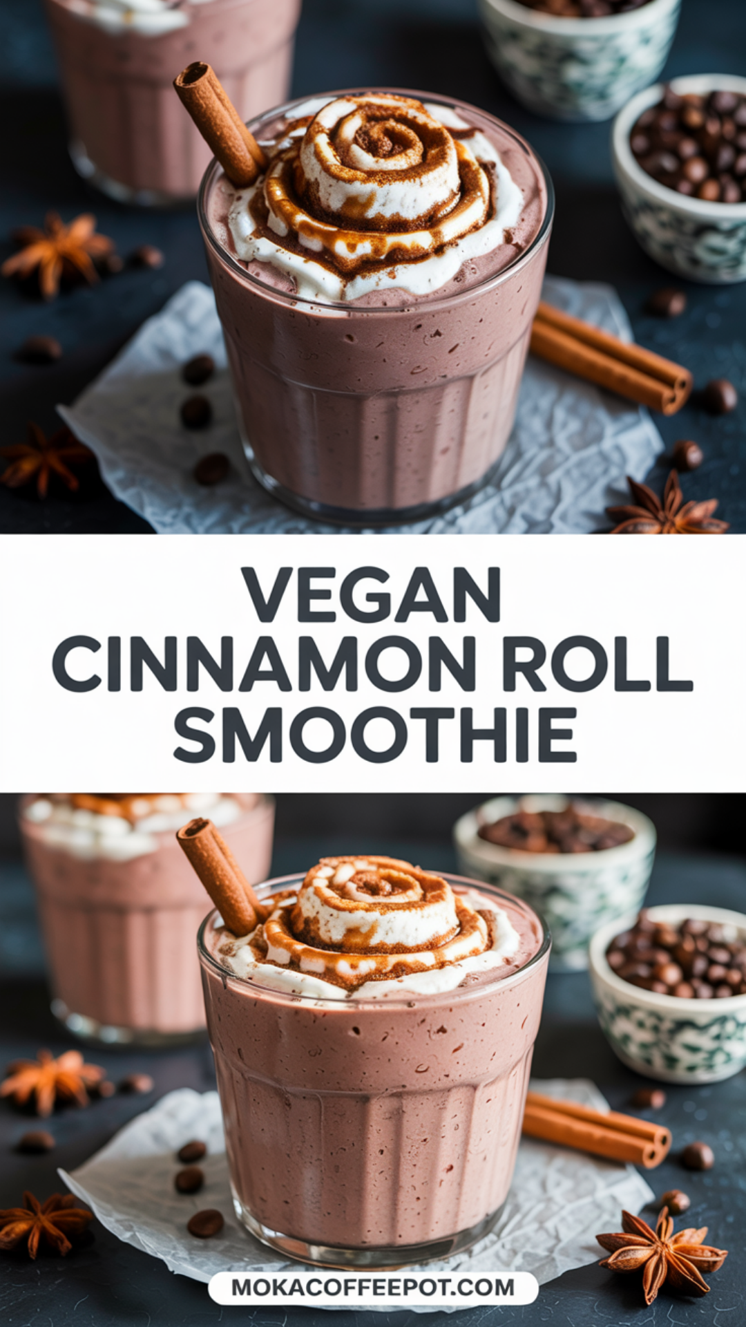 Vegan Cinnamon Roll Smoothie Vegan Cinnamon Roll Smoothie