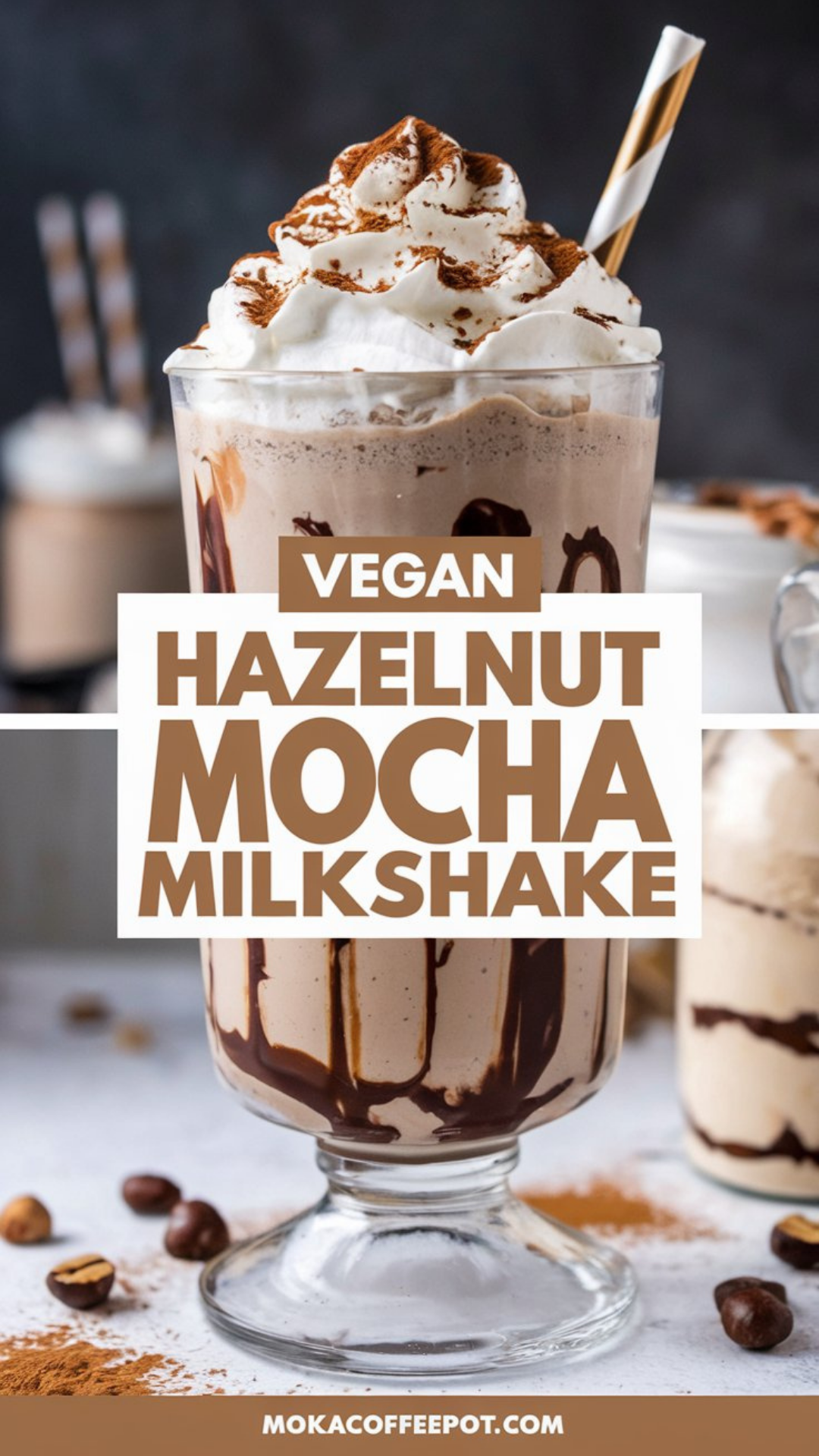 Vegan Hazelnut Mocha Milkshake Vegan Hazelnut Mocha Milkshake
