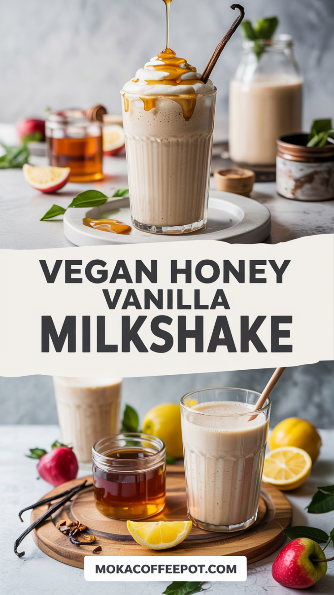 Vegan Honey Vanilla Milkshake Recipe Vegan Honey Vanilla Milkshake Recipe