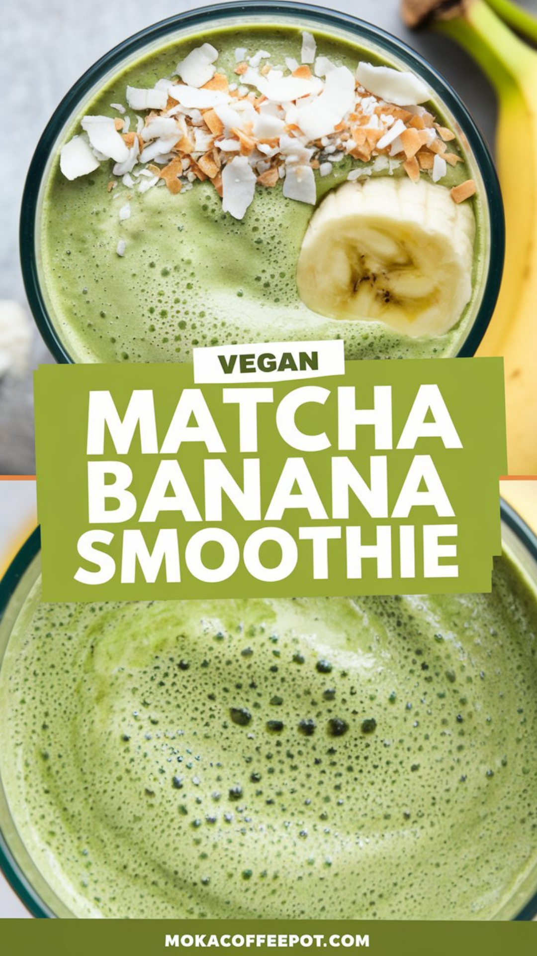 Vegan Matcha Banana Smoothie Vegan Matcha Banana Smoothie