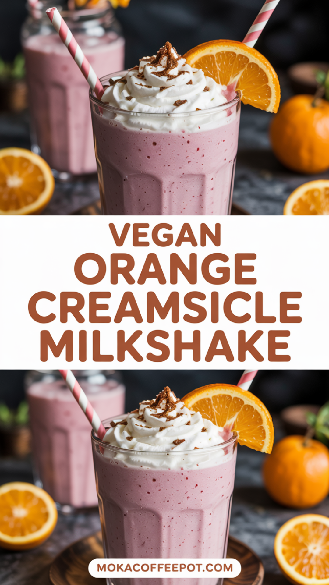 Vegan Orange Creamsicle Milkshake