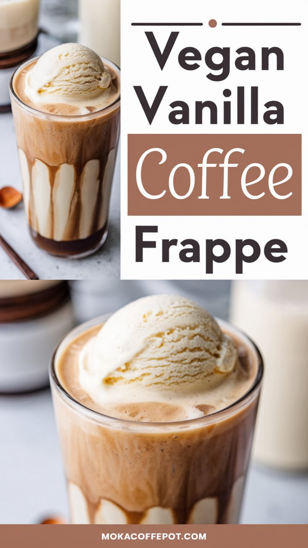 Vegan Vanilla Coffee Frappe Vegan Vanilla Coffee Frappe